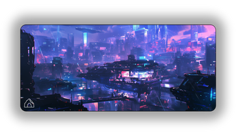 Cyber Headquarters gaming mouse pad design — DeskCave™ artwork preview