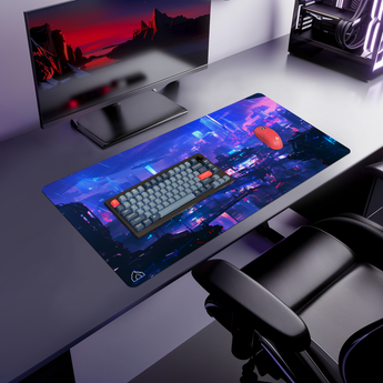 Cyber Headquarters gaming mouse pad — Large (900 × 400 mm) desk mat