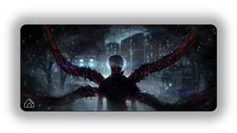 Dark Ghoul gaming mouse pad design — DeskCave™ artwork preview