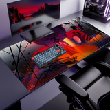 Mighty Warrior gaming mouse pad — XL size (1200 × 600 mm)