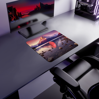 Mountain Lake II gaming mouse pad — Small (450 × 400 mm) desk mat
