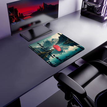 Mountain Lake gaming mouse pad, XL - 1200 x 600 mm – DeskCave™