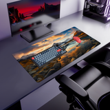 Mountain Lake Sunset gaming mouse pad, Medium - 600 x 350 mm – DeskCave™