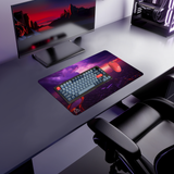 Purple City gaming mouse pad — Medium (600 × 350 mm) desk mat