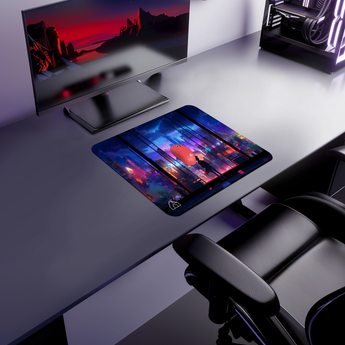 Roof Girl gaming mouse pad — Small size (450 × 400 mm)