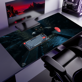 Scary Entity gaming mouse pad — XL size (1200 × 600 mm)
