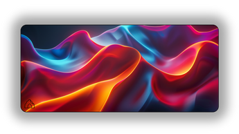 Silhouette of Colour gaming mouse pad design — DeskCave™ artwork preview