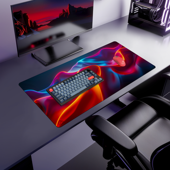 Silhouette of Colour gaming mouse pad — Large size (900 × 400 mm)