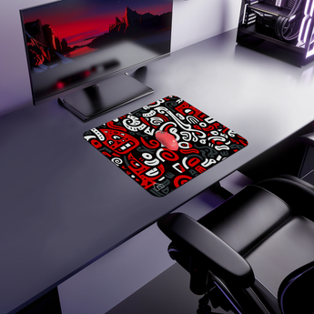Urban Graffiti mouse pad, 450 × 400 mm – DeskCave™