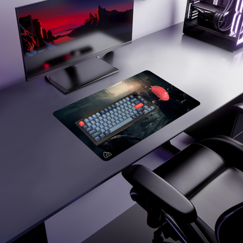 Zombie Apocalypse gaming mouse pad — Medium size (600 × 350 mm)