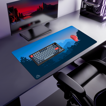 Blue Mountains mouse pad, 900 × 400 mm – DeskCave™