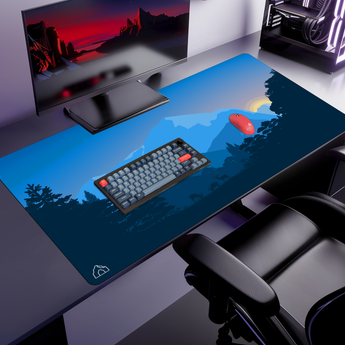 Blue Mountains mouse pad, 1200 × 600 mm – DeskCave™