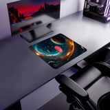 Cyan Cosmo gaming mouse pad — Small size (450 × 400 mm)