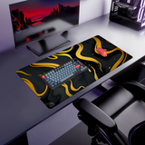 Gold Liquid mouse pad, 900 × 400 mm – DeskCave™
