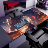 Grey Dragon Slayer gaming mouse pad — XL size (1200 × 600 mm)