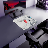 Gray Monochrome mouse pad, 450 × 400 mm – DeskCave™