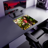 Jungle Fighter gaming mouse pad — Small size (450 × 400 mm)