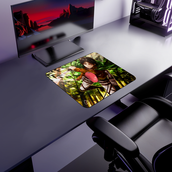Jungle Fighter gaming mouse pad — Small size (450 × 400 mm)