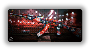 AK-47 Bloodsport gaming mouse pad design – DeskCave™