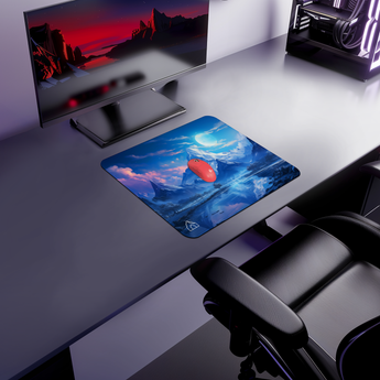 Mountain Cosmo Blue II gaming mouse pad, XL - 1200 x 600 mm – DeskCave™