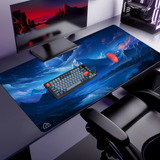 Mountain Cosmo Blue gaming mouse pad design preview – DeskCave™