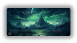 Mountain Cosmo Green gaming mouse pad, Small - 450 x 400 mm – DeskCave™