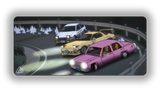 Night Racers gaming mouse pad design – DeskCave™