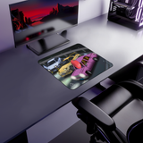 Night Racers mouse pad, 450 × 400 mm – DeskCave™