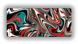 Psychedelic Liquid gaming mouse pad design – DeskCave™
