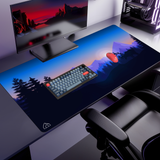 Purple Forest mouse pad, 1200 × 600 mm – DeskCave™