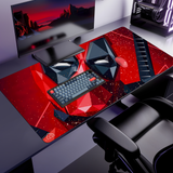 Red-Mask Assasin mouse pad, 1200 × 600 mm – DeskCave™