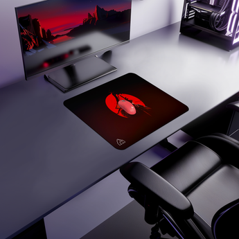 Samurai gaming mouse pad — Small size (450 × 400 mm)