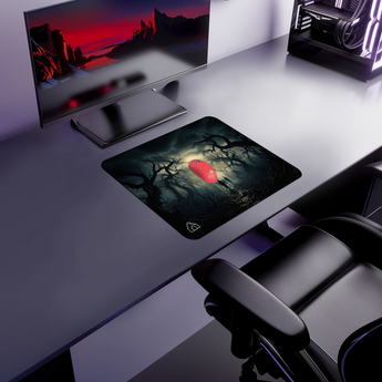 Scary Forest gaming mouse pad — Small size (450 × 400 mm)