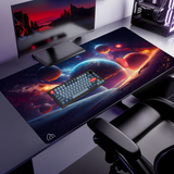 The Cosmic Seven gaming mouse pad — XL size (1200 × 600 mm)