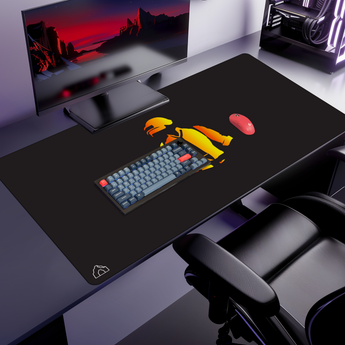 Winner Winner Chicken Dinner gaming mouse pad — XL size (1200 × 600 mm)