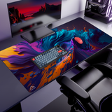 Colourful Paint gaming mouse pad — Large size (900 × 400 mm)