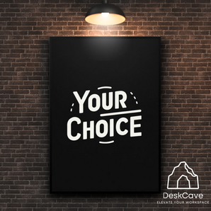 Custom Wall-Portrait framed wall art with black frame – DeskCave