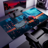 Cyber Rider gaming mouse pad — XL (1200 × 600 mm) desk mat