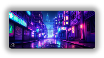 Cyber Valley gaming mouse pad design — DeskCave™ artwork preview