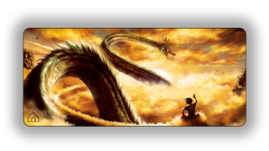 Dragon Wish gaming mouse pad design — DeskCave™ artwork preview