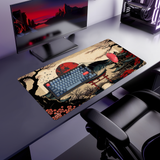 Japanese Mountain gaming mouse pad — Large size (900 × 400 mm)