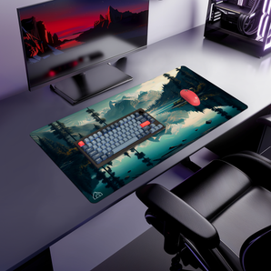 Mountain Lake gaming mouse pad, Medium - 600 x 350 mm – DeskCave™