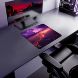 Purple City gaming mouse pad — Small (450 × 400 mm) desk mat