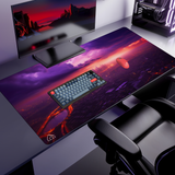 Purple City gaming mouse pad — XL (1200 × 600 mm) desk mat