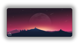 Red Sky Wolf gaming mouse pad design – DeskCave™