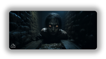 Scary Entity gaming mouse pad design — DeskCave™ artwork preview