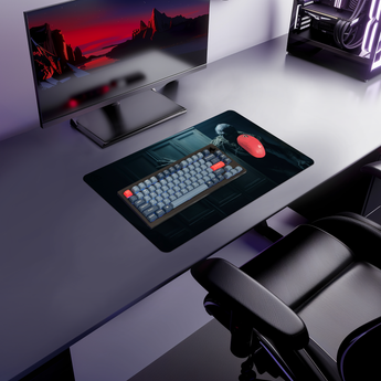 Scary Zombie gaming mouse pad — Medium size (600 × 350 mm)