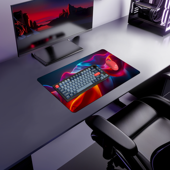 Silhouette of Colour gaming mouse pad — Medium size (600 × 350 mm)
