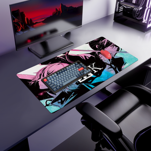 Twin Blades mouse pad, 900 × 400 mm – DeskCave™