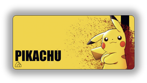 Yellow Spark gaming mouse pad design – DeskCave™